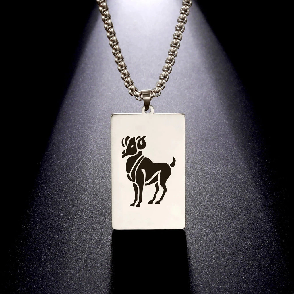 Collar con Colgante Elegante Signo del Zodiaco Astrológico