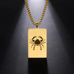 Collar con Colgante Elegante Signo del Zodiaco Astrológico