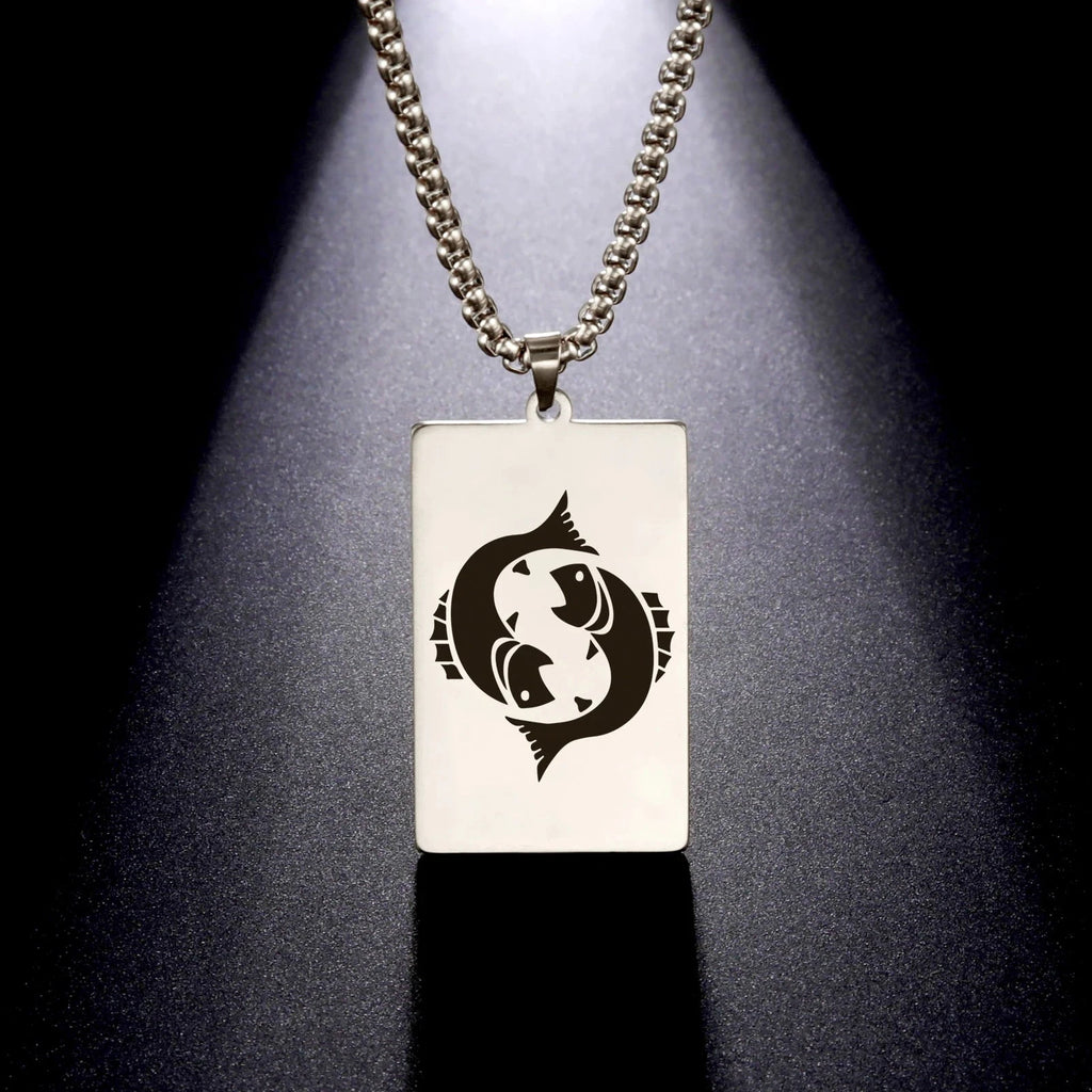 Collar con Colgante Elegante Signo del Zodiaco Astrológico