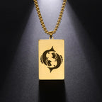 Collar con Colgante Elegante Signo del Zodiaco Astrológico