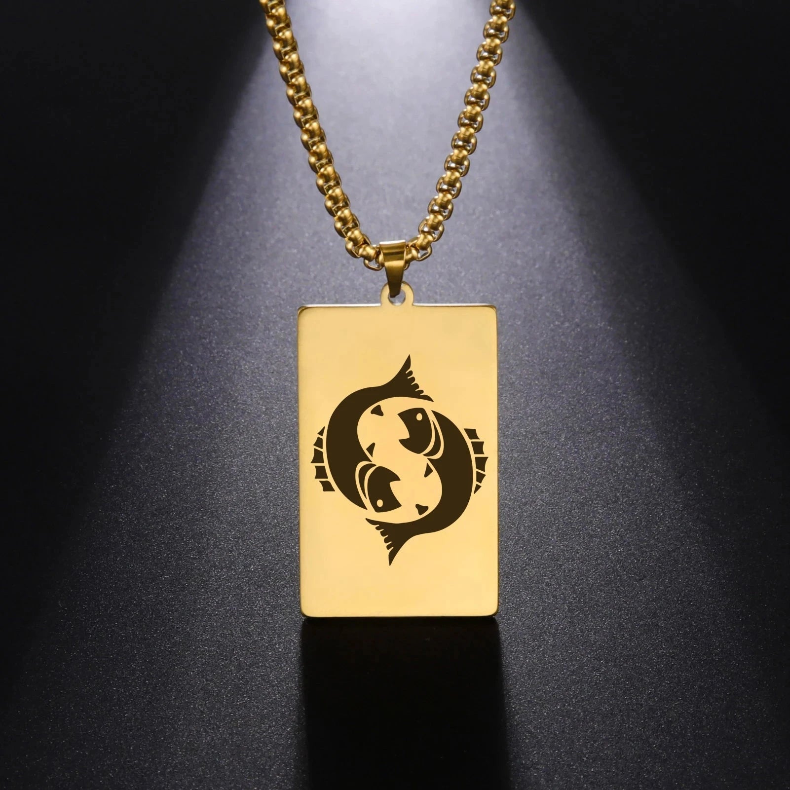 Collar con Colgante Elegante Signo del Zodiaco Astrológico