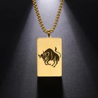 Collar con Colgante Elegante Signo del Zodiaco Astrológico