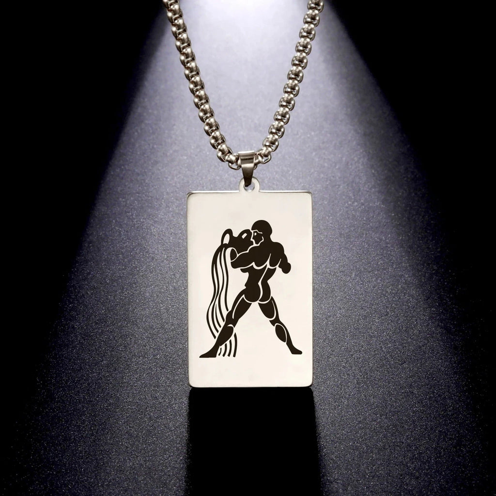 Collar con Colgante Elegante Signo del Zodiaco Astrológico