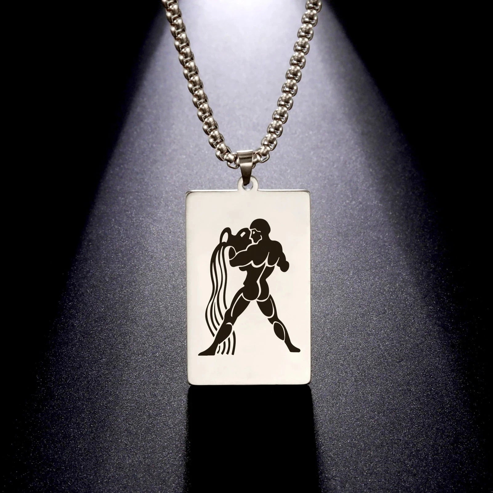 Collar con Colgante Elegante Signo del Zodiaco Astrológico