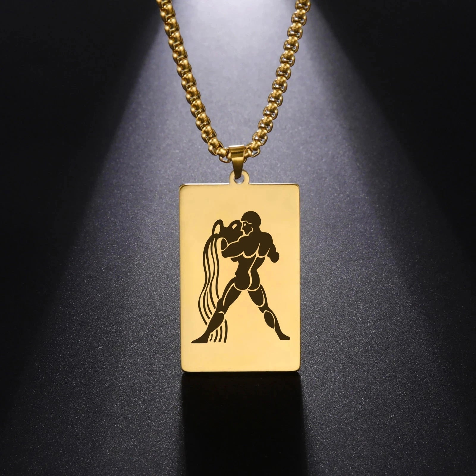 Collar con Colgante Elegante Signo del Zodiaco Astrológico