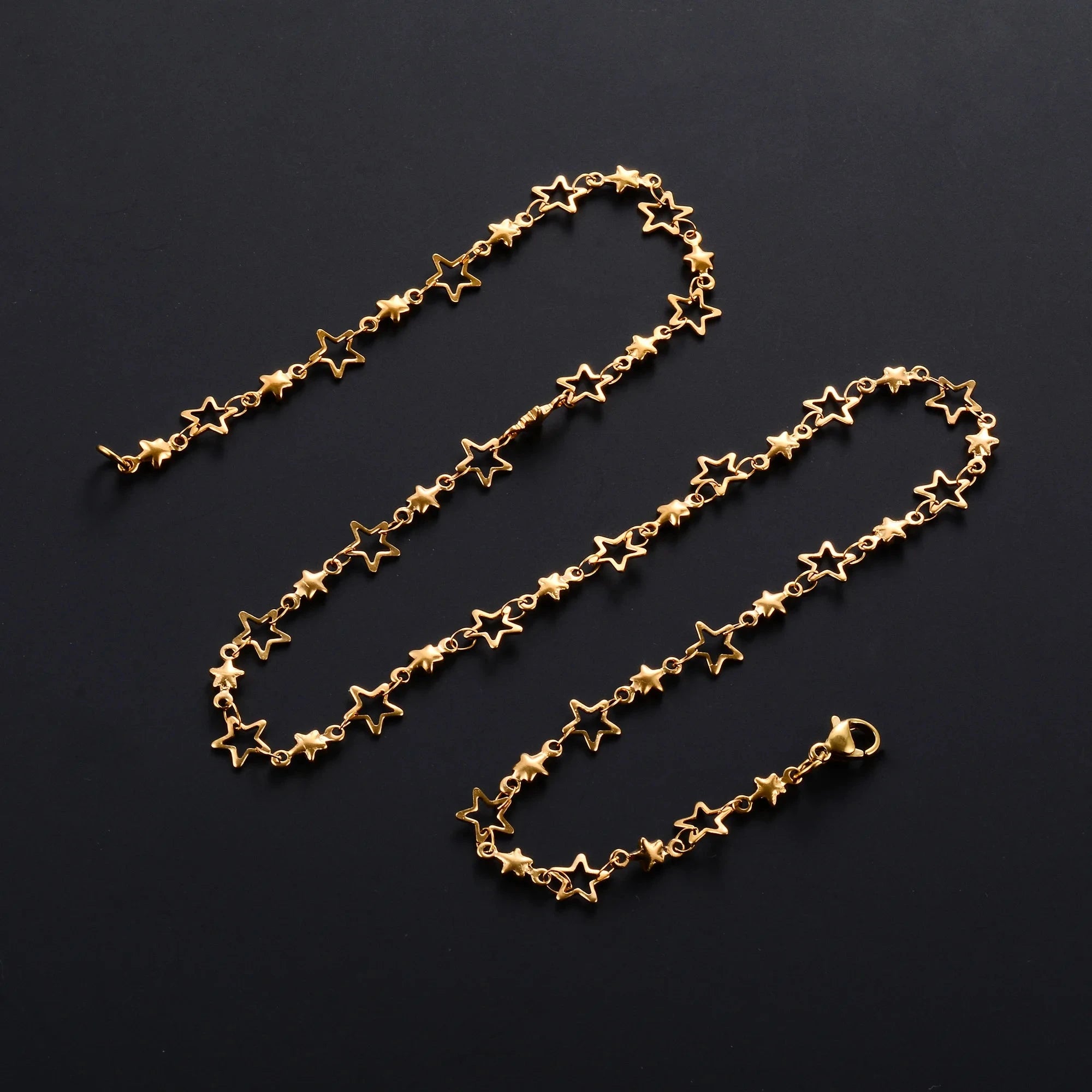 Collar con Colgante Estrella Astrología para Hombre o Mujer oro