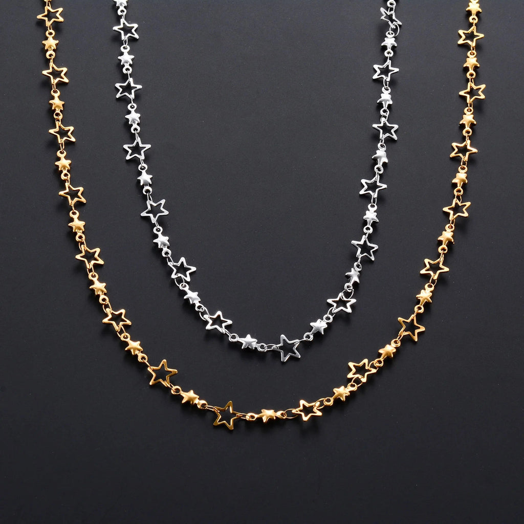 Collar con Colgante Estrella Astrología para Hombre o Mujer plata