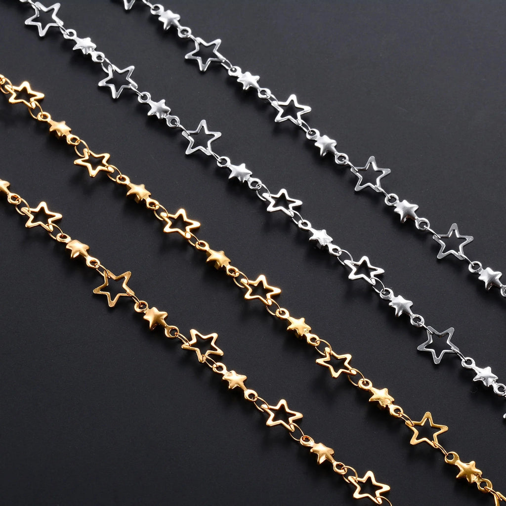 Collar con Colgante Estrella Astrología para Hombre o Mujer oro