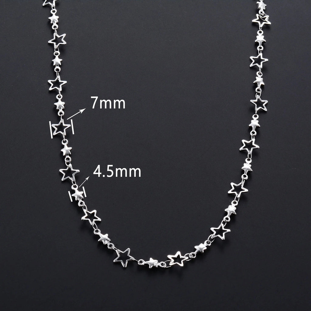 Collar con Colgante Estrella Astrología para Hombre o Mujer plata