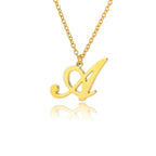 Collar con colgante con inicial para mujer a