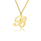 Collar con colgante con inicial para mujer b
