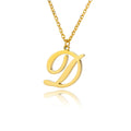 Collar con colgante con inicial para mujer d