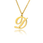 Collar con colgante con inicial para mujer d