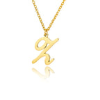 Collar con colgante con inicial para mujer z