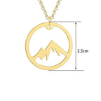 Collar con Colgante de Montaña para Hombre o Mujer