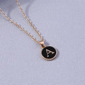 Collar con colgante de inicial de color a