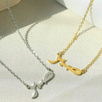 Collar con colgante árabe "Sabr" para mujer oro