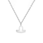 Collar con colgante dorado signo del zodiaco