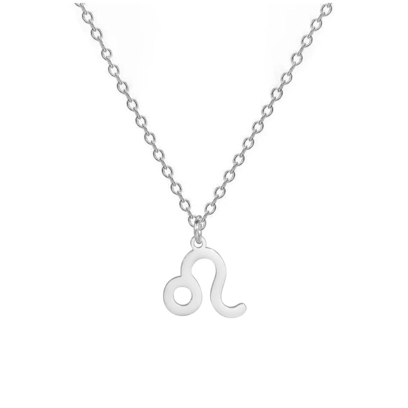 Collar con colgante dorado signo del zodiaco