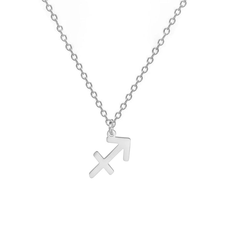 Collar con colgante dorado signo del zodiaco