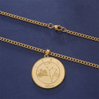 Collar con Colgante Signo del Zodiaco Astrológico para Hombre o Mujer