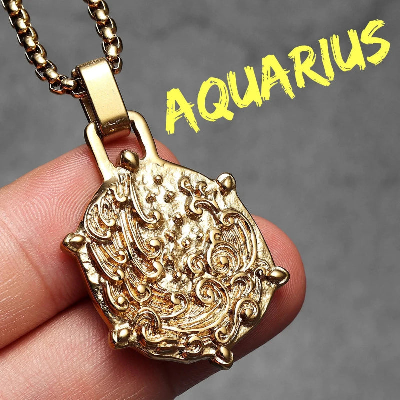 Collar con Colgante Signo del Zodiaco