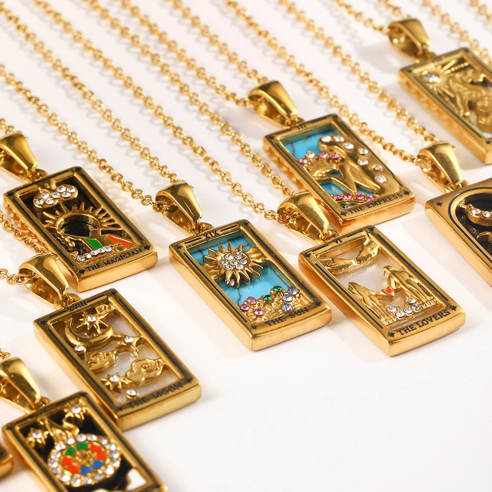 Collar con Colgante Tarot 