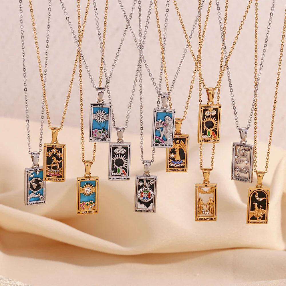 Collar con Colgante Tarot 