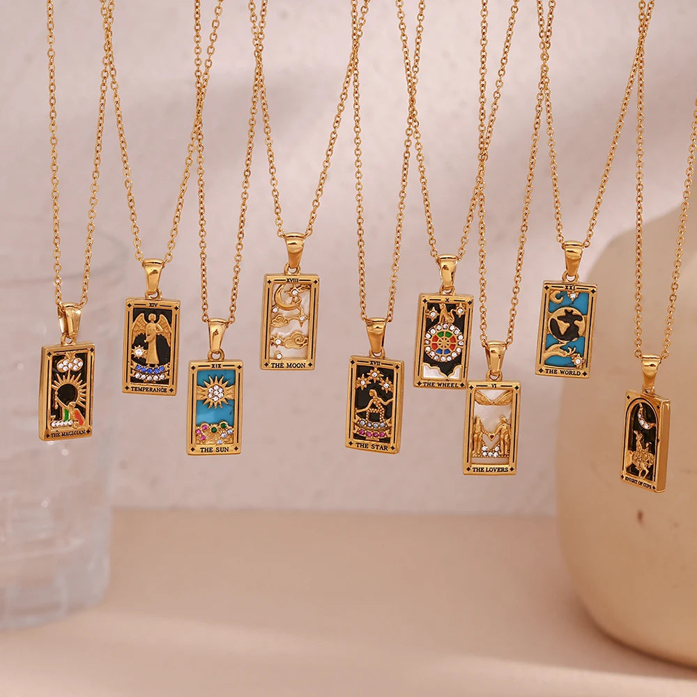 Collar con Colgante Tarot 