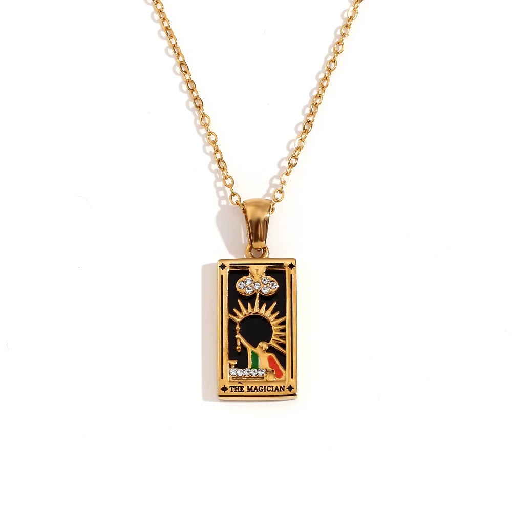 Collar con Colgante Tarot 
