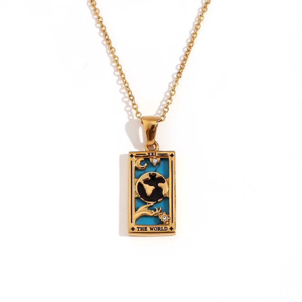 Collar con Colgante Tarot 