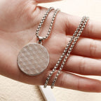 Collar con Colgante Yin Yang Negro y Blanco