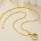 Collar Budista Om Or 