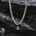 Collar para hombre con colgante personalizado inicial a