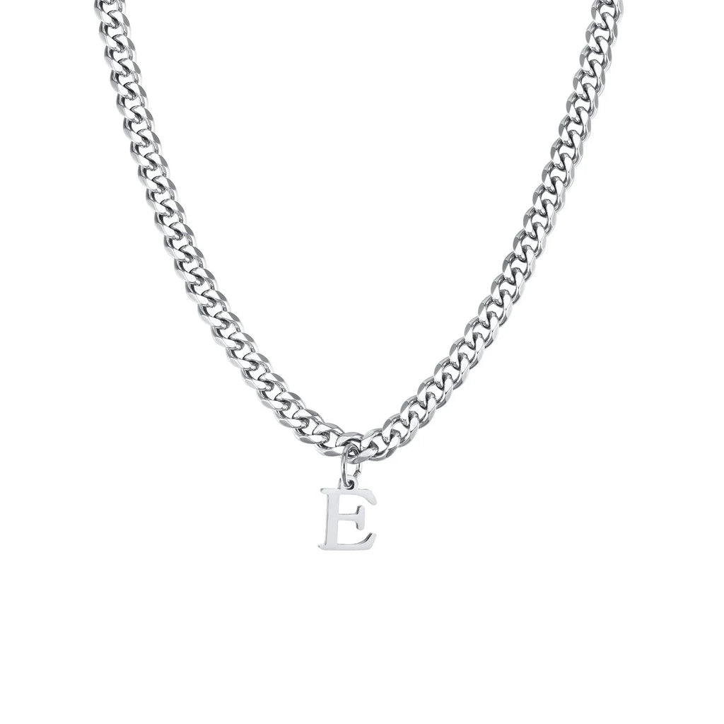 Collar para hombre con colgante personalizado inicial e