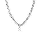 Collar para hombre con colgante personalizado inicial s