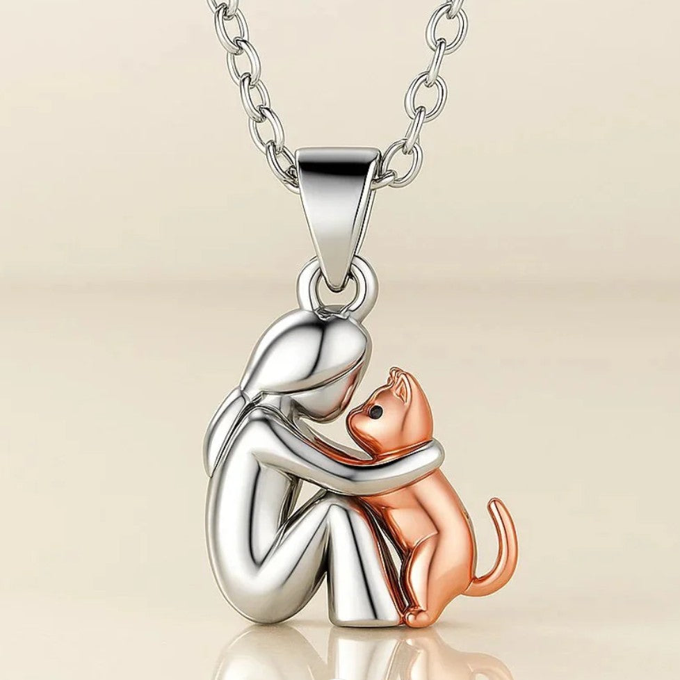 Collar de Amor Cariñoso Gato y Dueño 