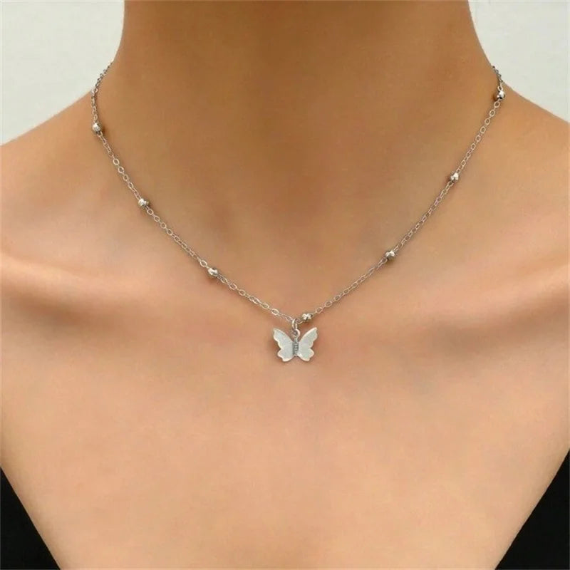 Collar trasero de mariposa - cadena para la espalda para mujer 