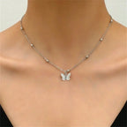 Collar trasero de mariposa - cadena para la espalda para mujer 