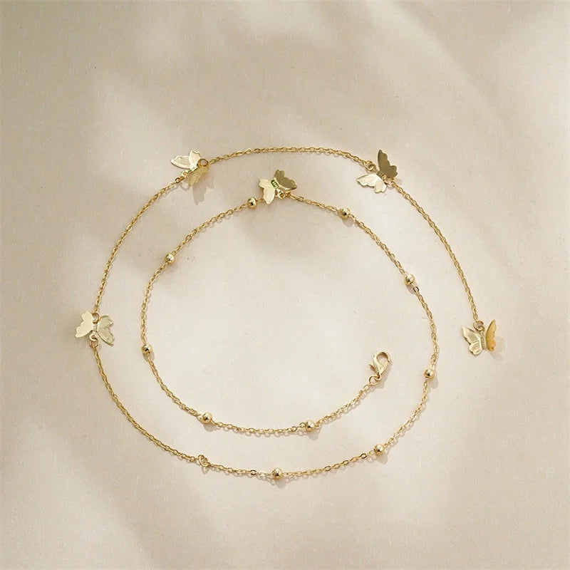 Collar trasero de mariposa - cadena para la espalda para mujer