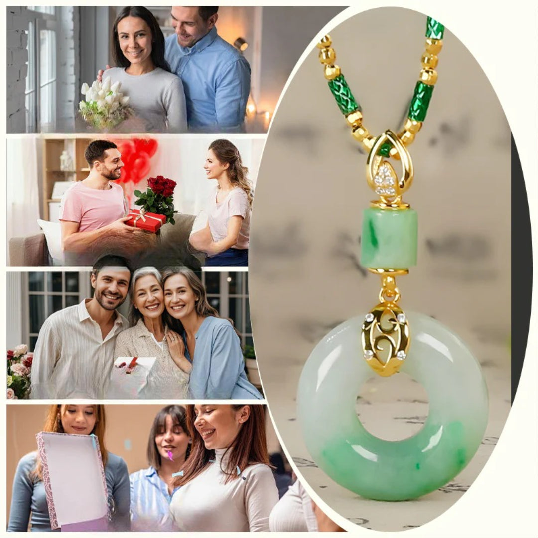 Collar de Paz y Bendición en Jade Hetian 