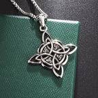 Collar de Protección Nudo de Bruja Colgante Wicca