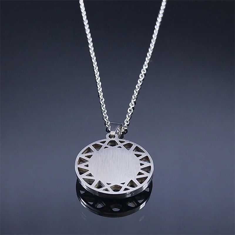 Collar y pendientes con colgante de mal de ojo azul turco collar