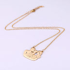 Collar y su colgante "Mamá, papá y bebé"