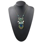 Collar Étnico Pavo Real
