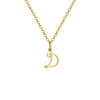 Collar para mujer con colgante inicial letra y corazón d