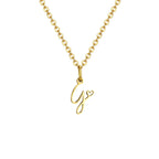 Collar para mujer con colgante inicial letra y corazón g