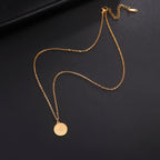 Collar Mujer Colgante Brújula Rosa de los Vientos Cardinal oro