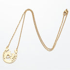 Collar Herradura Colgante Herradura Amuleto de la Suerte Plata