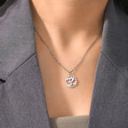 Collar Om Budista plata